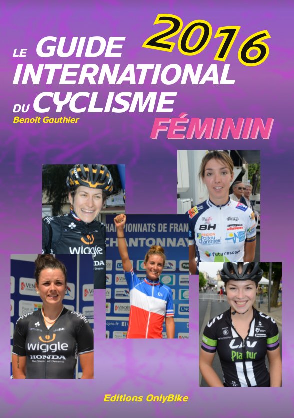 Couverture Guide International du Cyclisme Féminin 2016