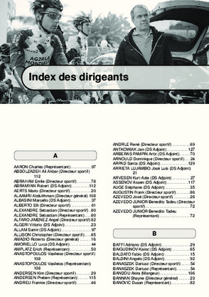 Page du Guide des Equipes 2014