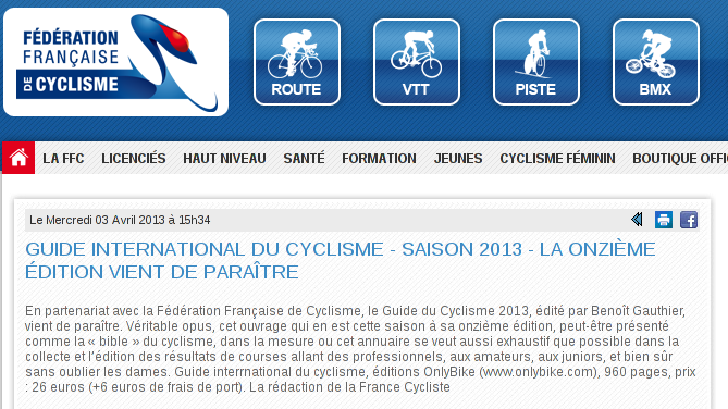 Planète Cyclisme 2013